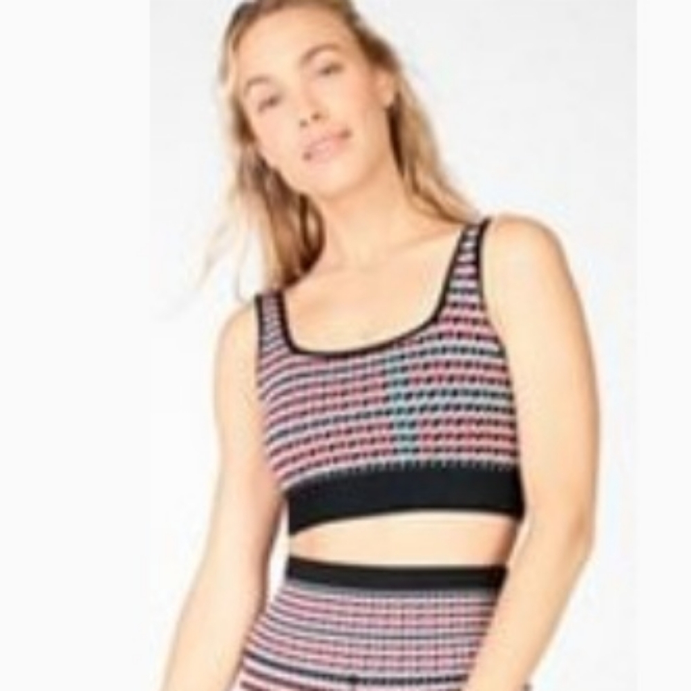 Fabletics houdstooth seamless bra and legging